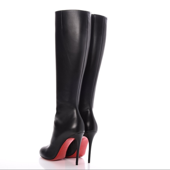 CHRISTIAN LOUBOUTIN Boots 37 King Calf Fifi Botta - Picture 6 of 7